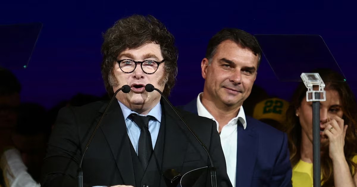 Flavio Bolsonaro launches Brazil presidential campaign, touts support from Milei, Netanyahu