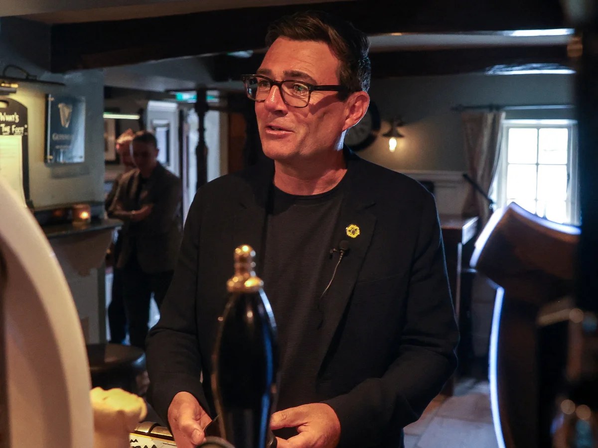 Andy Burnham to cut tax for pubs, clubs and live music in England and make vape shops pay more – business live