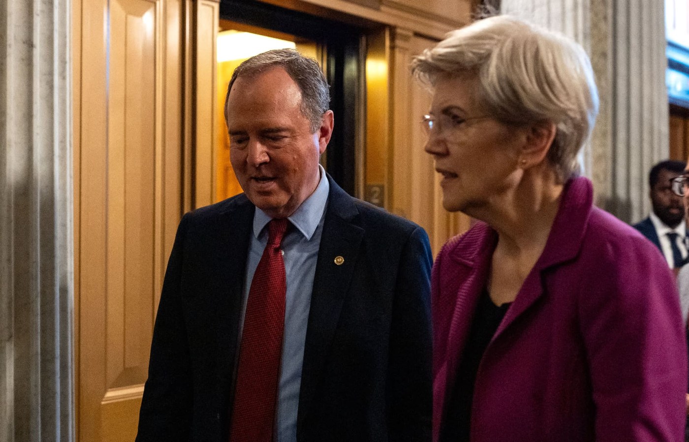 Warren, Schiff urge SEC to probe Trump Media's paid service giving faster access to Trump's posts