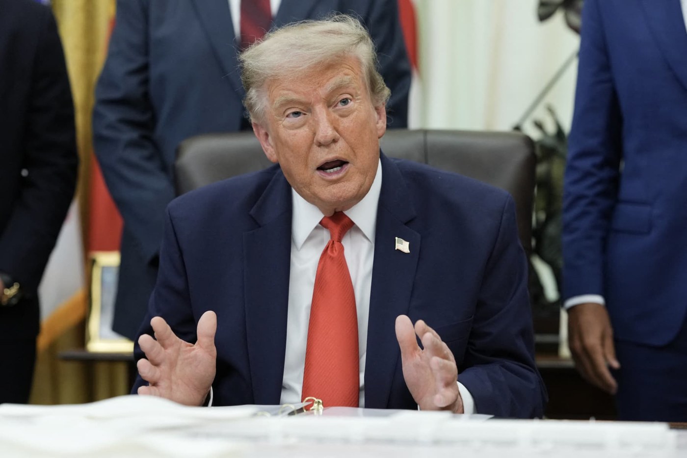 Trump says sanctions bill should include tariffs on Iran, despite 'trivial' trade with U.S.