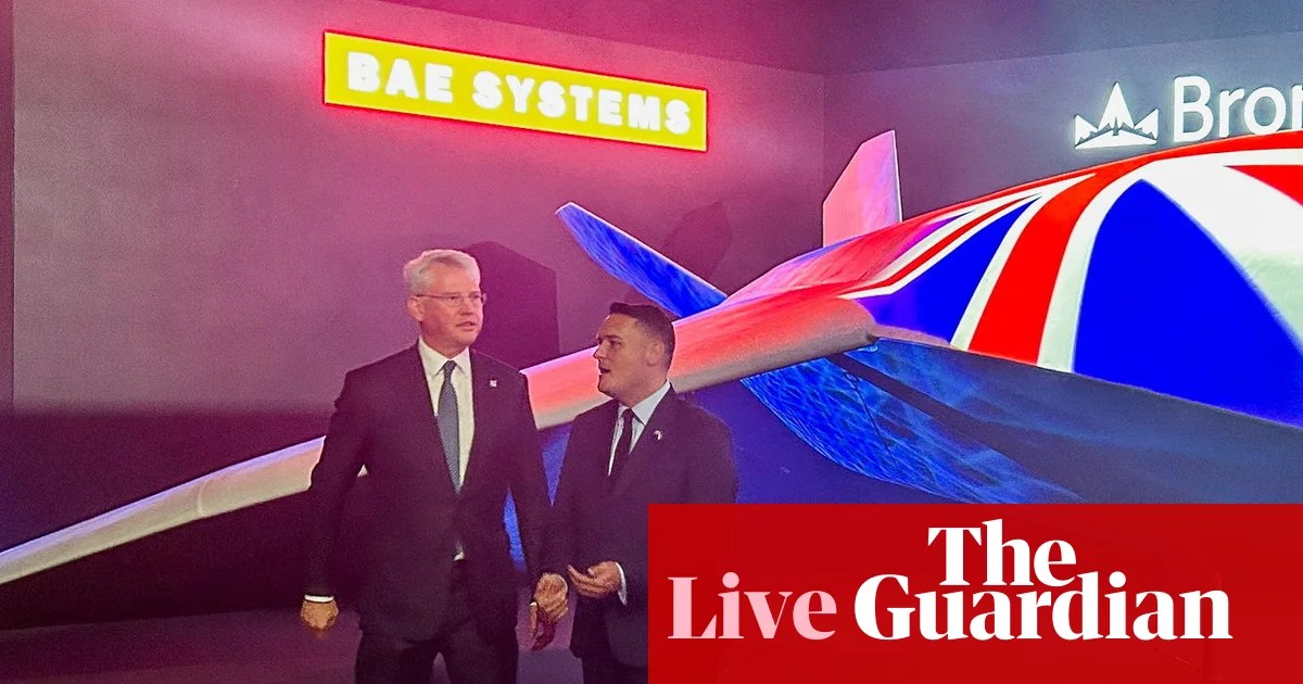 Weapons makers Rolls-Royce and BAE Systems expect higher profits as defence spending surges – business live