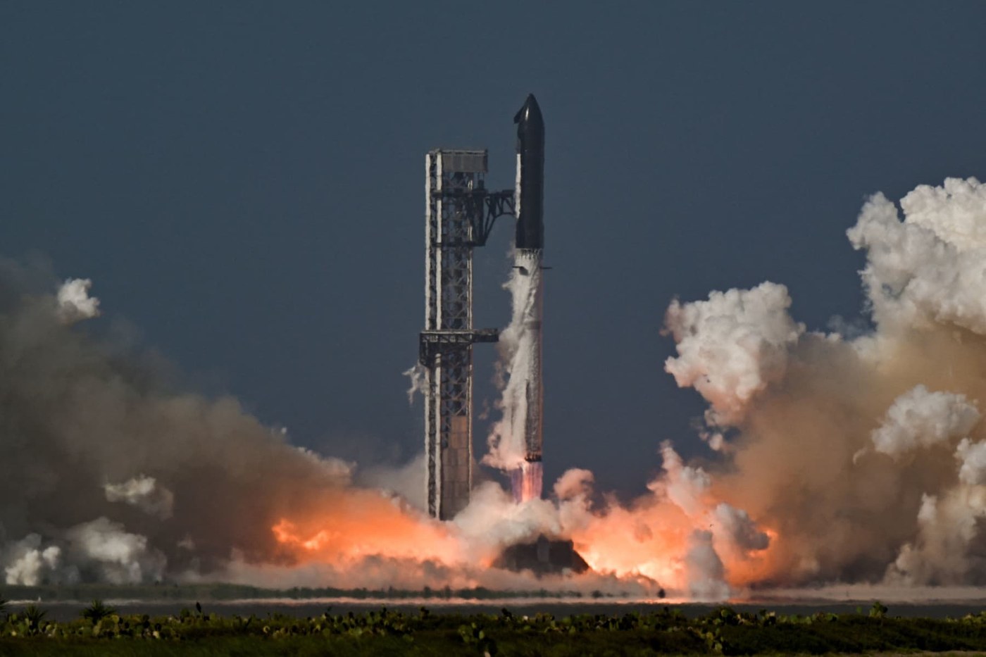 SpaceX launches massive Starship rocket in first test flight since IPO