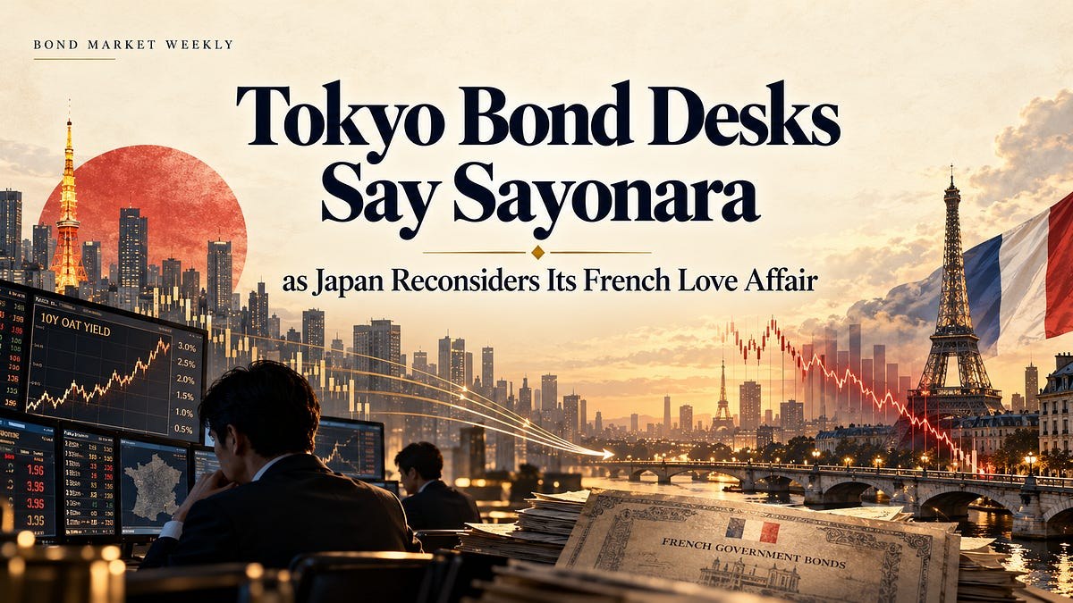 Tokyo Bond Desks Say Sayonara as Japan Reconsiders Its French Love Affair
