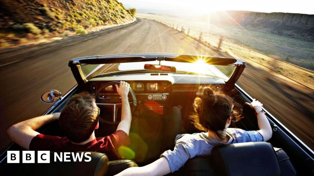 Is the convertible heading into the sunset?