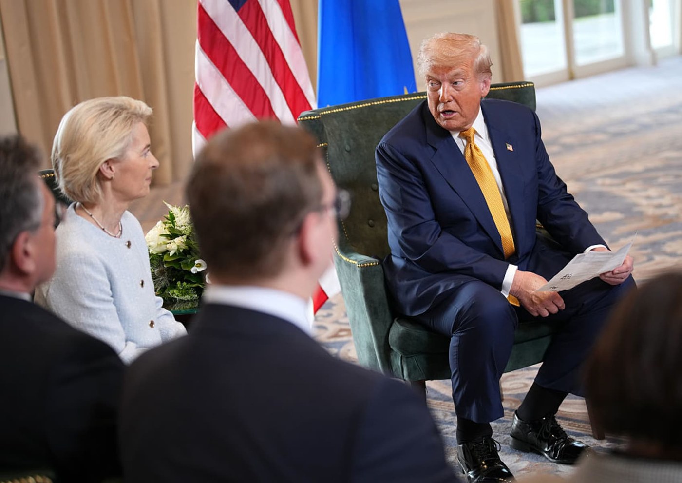 Trump threatens EU with 'substantial TARIFF' for 'ROBBING' U.S. tech giants