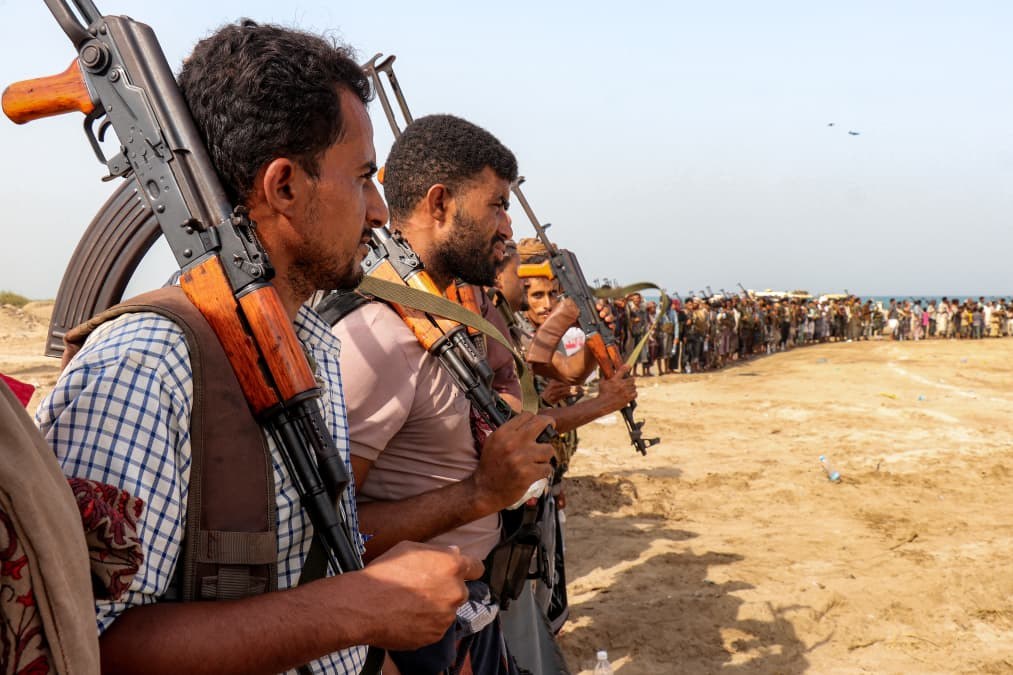 Saudi military strikes Houthi targets in Yemen after the Iran-backed militia attacked Red Sea shipping