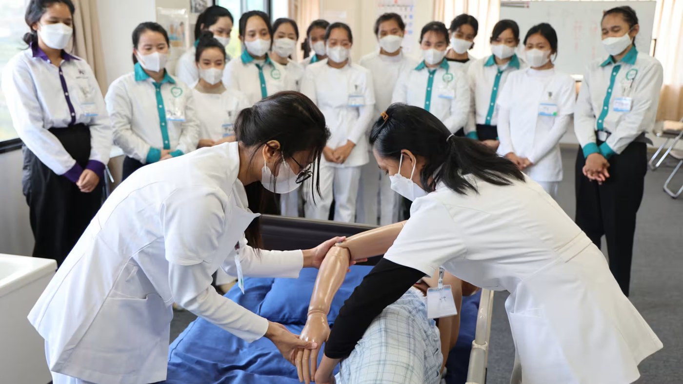 Japan's foreign caregivers face exam hurdle as grace period ends
